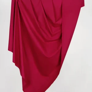 Lightweight Organic Cotton Stretch 6 oz Twill - Scarlet - Swatch