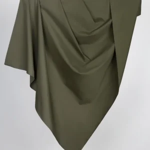 Midweight Organic Cotton Twill - Olive - Swatch