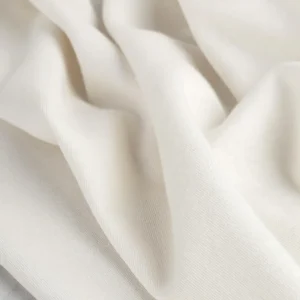 Luxe Organic Cotton Jersey Knit - Cream