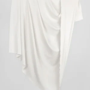 Luxe Organic Cotton Jersey Knit - White - Swatch