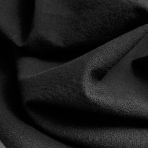 Tumbled Non Stretch Cotton - Black