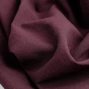 Tumbled Non Stretch Cotton - Mulberry