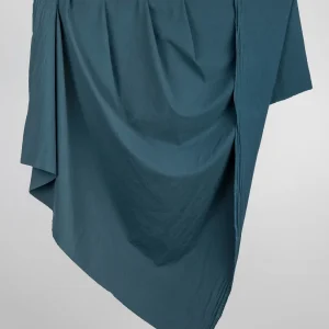 Tumbled Non Stretch Cotton - Teal - Swatch