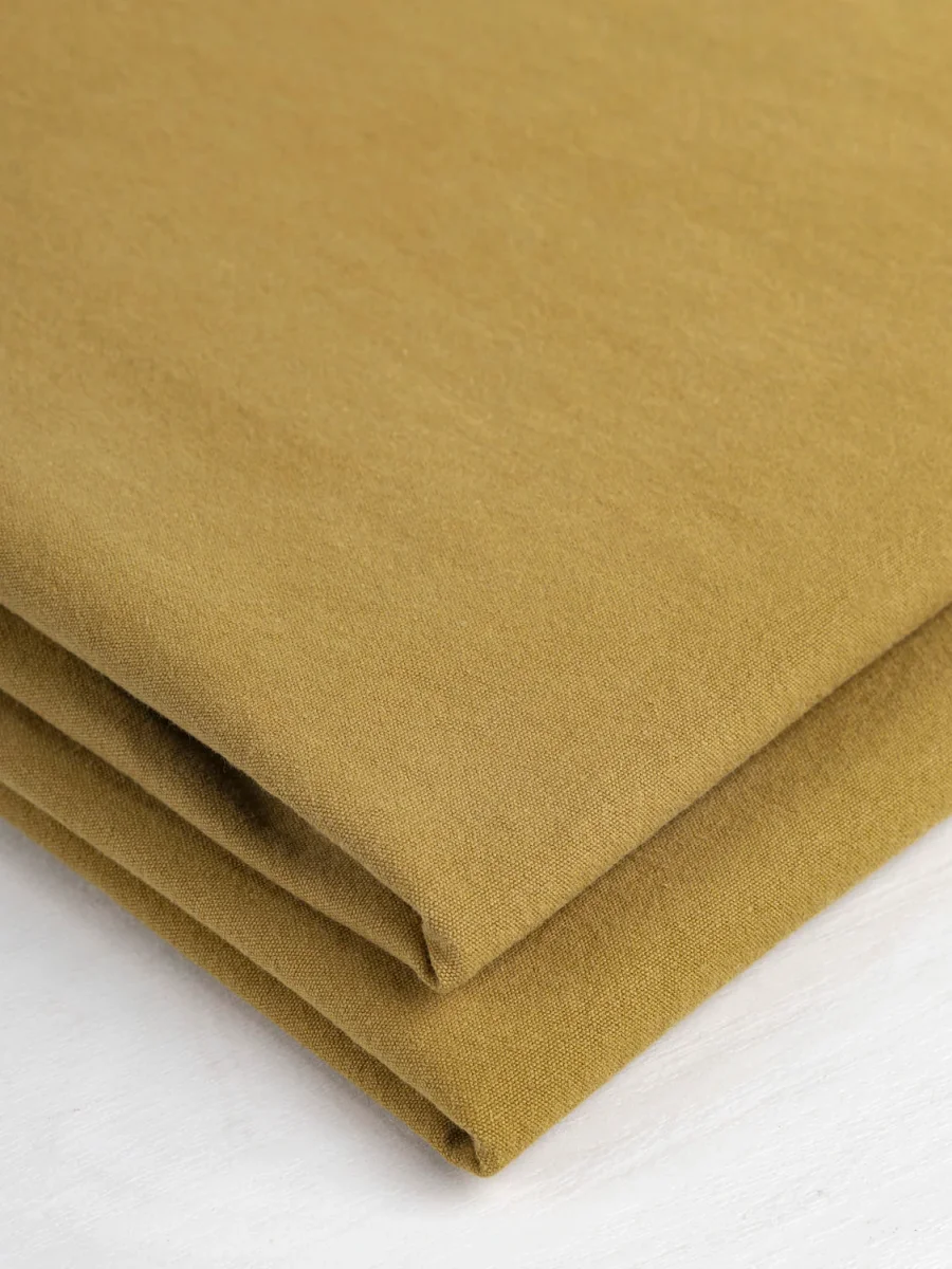 Substantial Organic Cotton Broadcloth - Dijon – Image 3