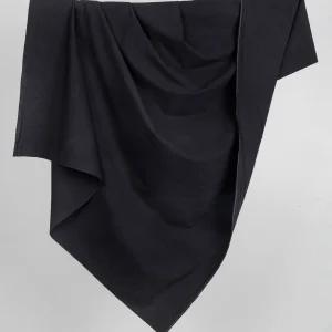 Substantial Organic Cotton Broadcloth - Black - Swatch