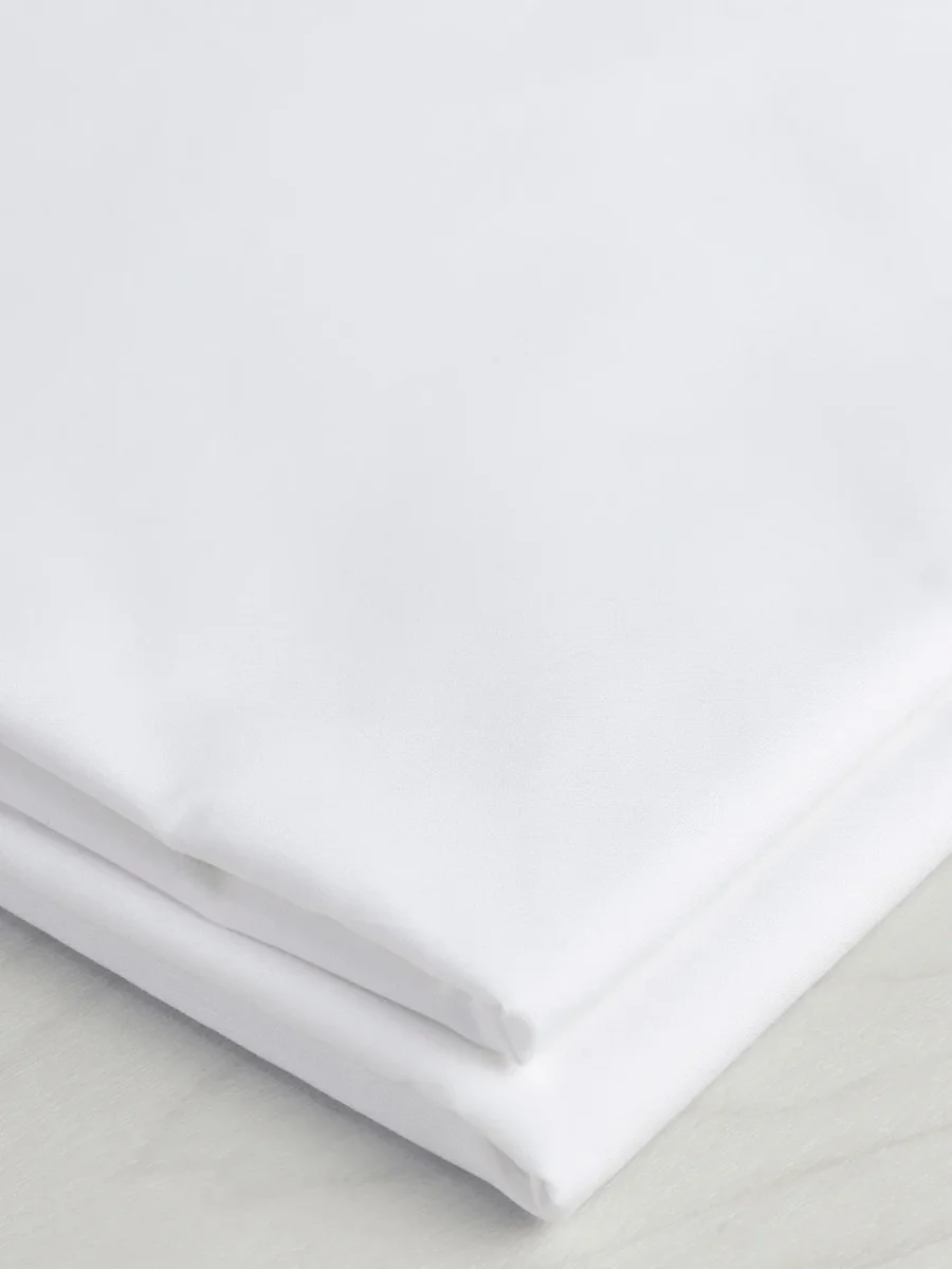 Signature Crisp Cotton Poplin - White – Image 5