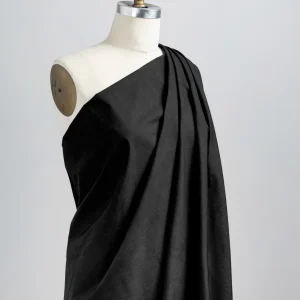 Signature Crisp Cotton Poplin - Black - Swatch