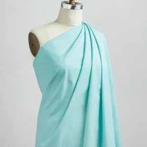 Signature Crisp Cotton Poplin - Aqua - Swatch