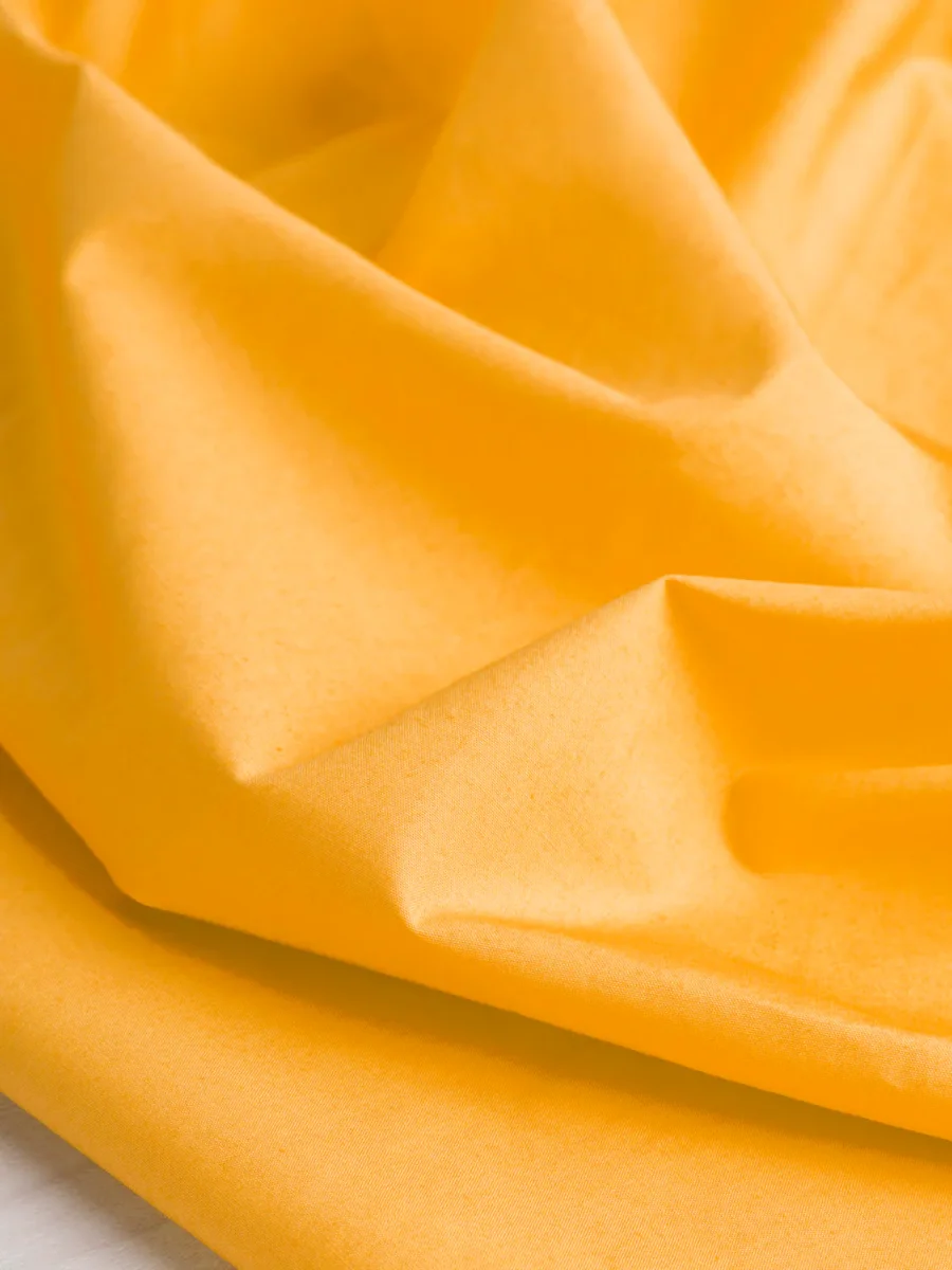 Signature Crisp Cotton Poplin - Mango – Image 2