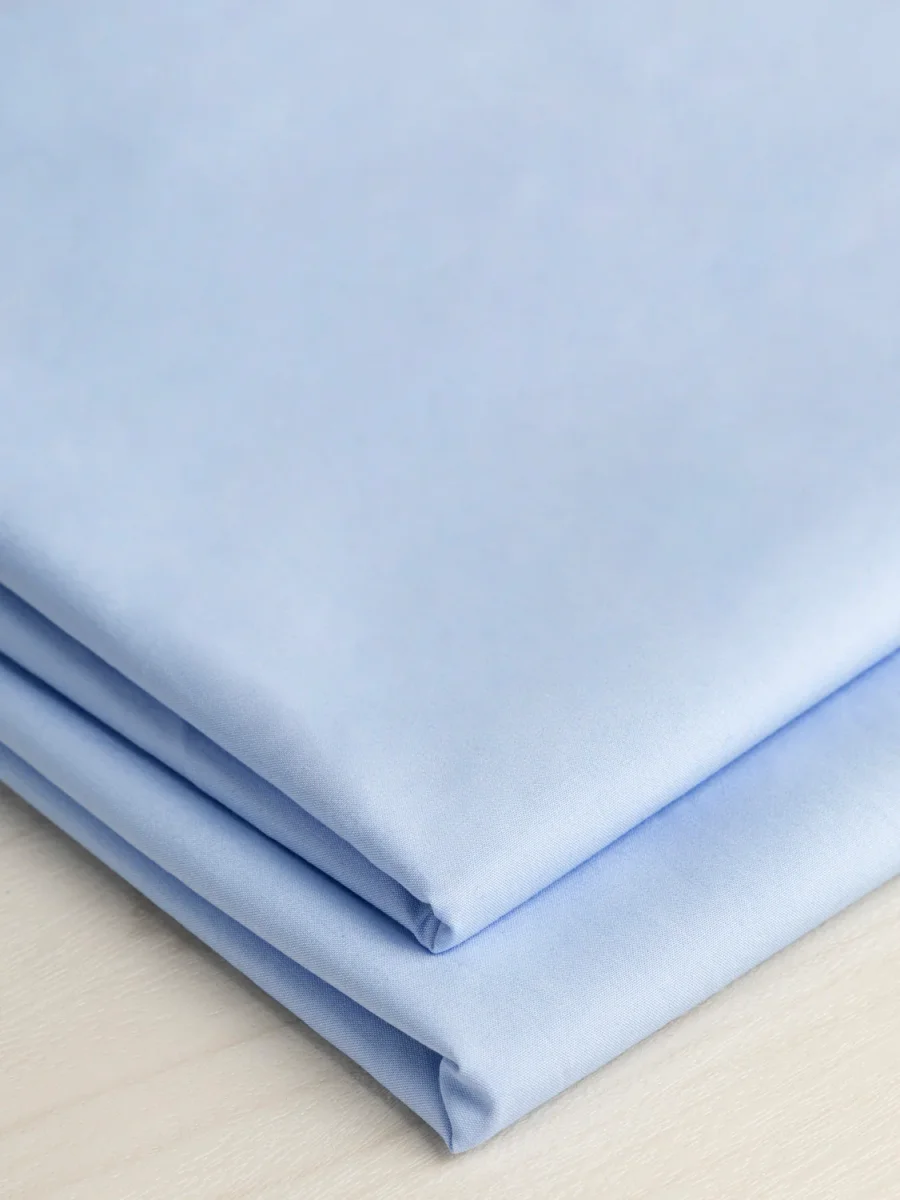 Signature Crisp Cotton Poplin - Sky Blue – Image 4