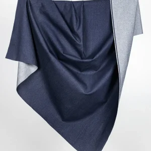 14.25oz Non-Stretch Organic Cotton Denim - True Indigo - Swatch