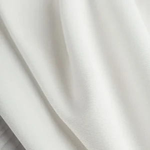 12.25 oz Organic Cotton Stretch Denim - White