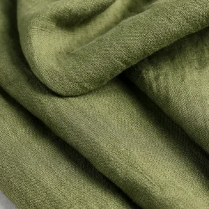 Midweight European Linen - Olive Green