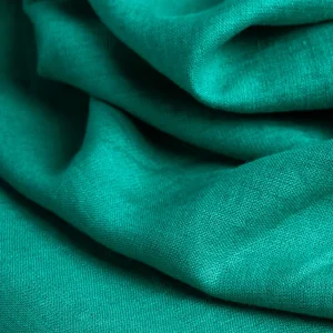 Midweight European Linen - Emerald Green