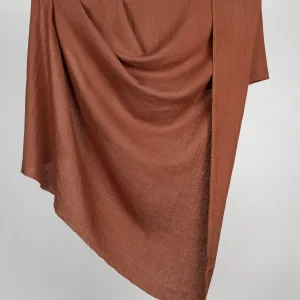 Midweight European Linen - Copper - Swatch