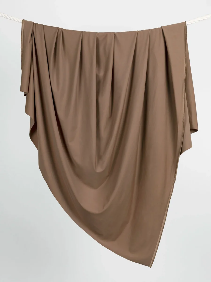 Recycled Nylon Spandex Swimwear Fabric - Wet Sand – Image 4