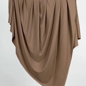 Recycled Nylon Spandex Swimwear Fabric - Wet Sand - Swatch