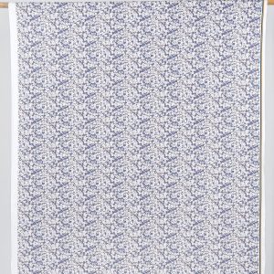 Ditzy Daisy Recycled Swim Performance Knit - Walnut + Blue + White - Swatch