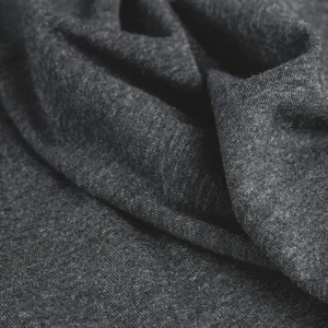 Organic Cotton + Tencel Stretch Knit Jersey - Charcoal