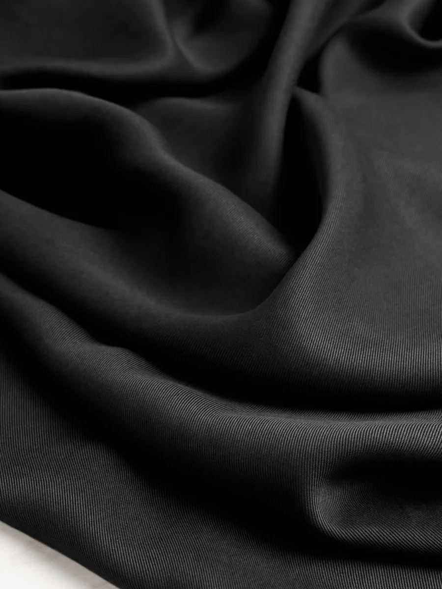 Lyocell Twill - Black – Image 2