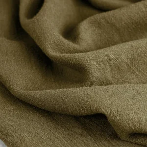 Textured Viscose Linen  - Moss