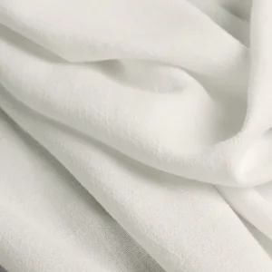 Textured Viscose Linen  - Cream