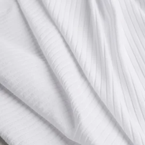 Wide Rib EcoVero Viscose Knit - Cream