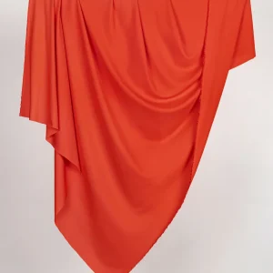 Signature Jewel Tone EcoVero  Viscose- Ruby - Swatch