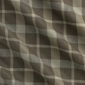Grove Plaid Check Japanese Cotton Twill - Olive + Brown + Sage