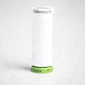 Gütermann All Purpose rPET Recycled Thread - Cool White 800