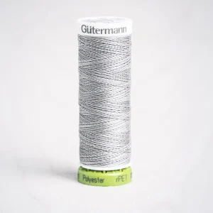 Gütermann All Purpose rPET Recycled Thread - Light Grey 038
