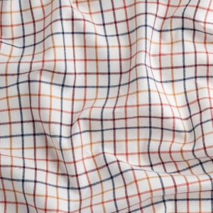 Harvest Check Brushed Cotton - Cream + Multicolour