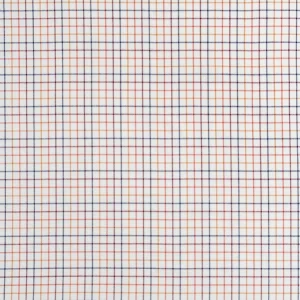 Harvest Check Brushed Cotton - Cream + Multicolour - Swatch