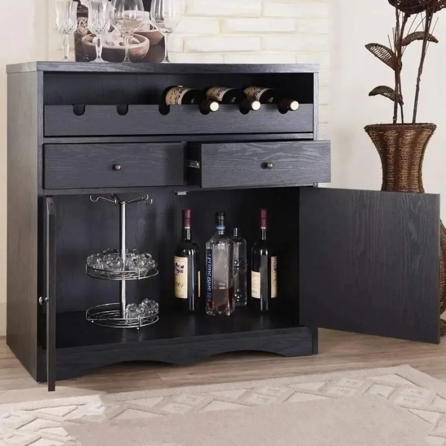 Adhésif Plan de Travail Noir de Style Bois – Image 2