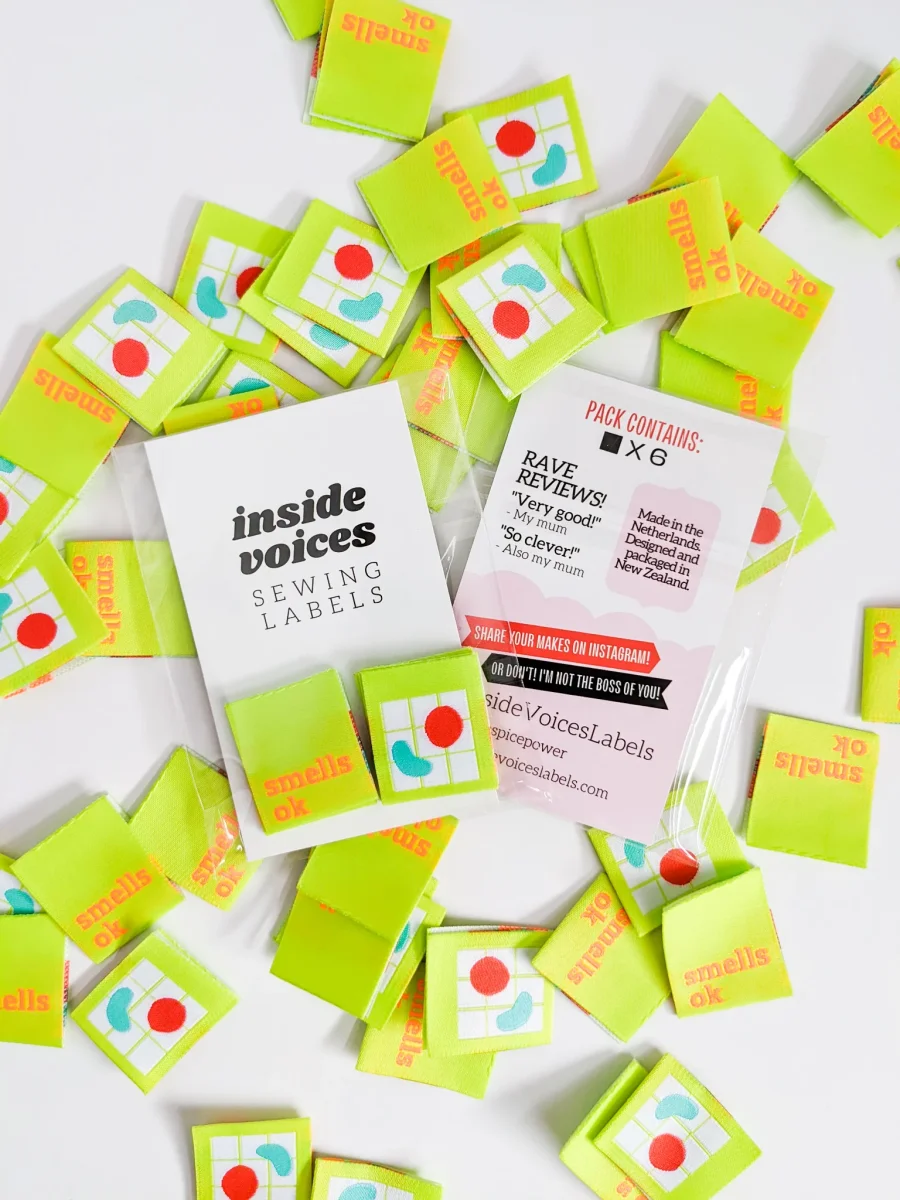 Inside Voices Sewing Labels Multipack: Smells Ok – Image 2