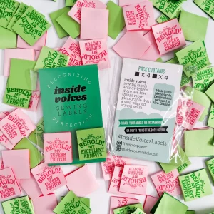 Inside Voices Sewing Labels Multipack: Recognizing Perfection