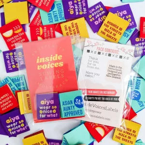 Inside Voices Sewing Labels Multipack: Prosperity