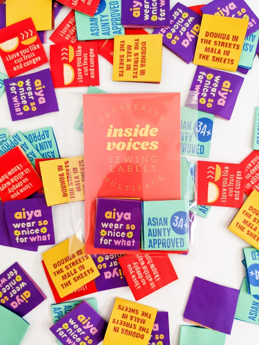 Inside Voices Sewing Labels Multipack: Prosperity – Image 4