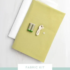 Aylin Dress & Vest Kit | Green Tea Tumbled Non Stretch Cotton