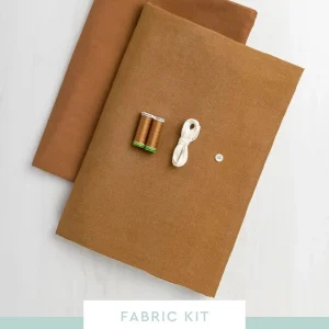 Aylin Wrap Dress & Vest Kit | Caramel Midweight European Linen