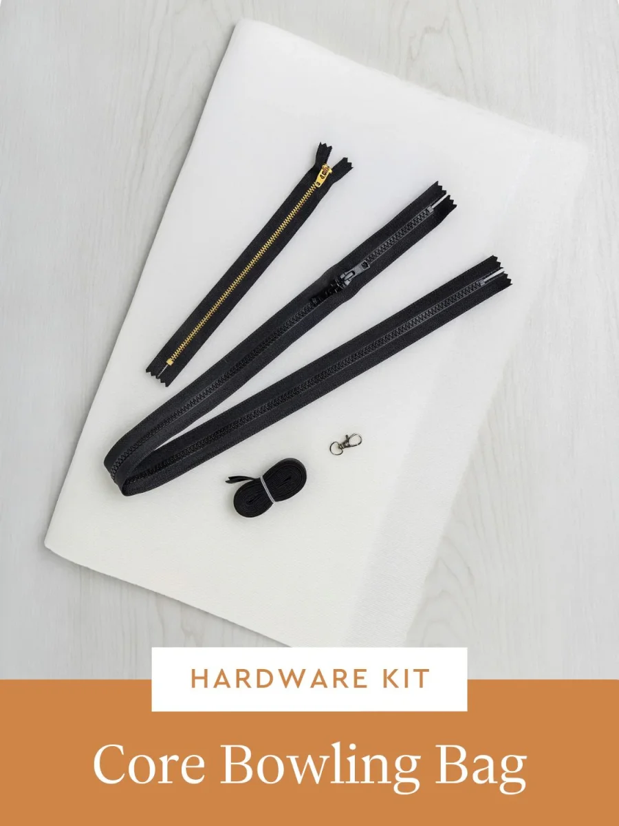 Core Bowling Bag Hardware Kit - Black Bias Tape – Image 2