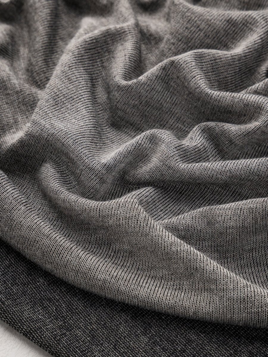 Light Sweater Knit Deadstock - Heather Grey – Image 3