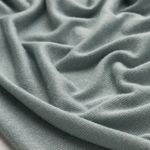 Light Sweater Knit Deadstock - Light Teal - Swatch