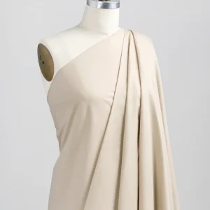 Lightweight Silky Cotton Poplin - Oat - Swatch