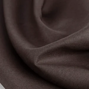 Lightweight Silky Cotton Poplin - Chocolate