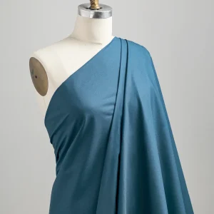 Lightweight Silky Cotton Poplin - Deep Dive - Swatch