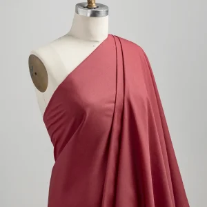 Lightweight Silky Cotton Poplin - Red Earth - Swatch