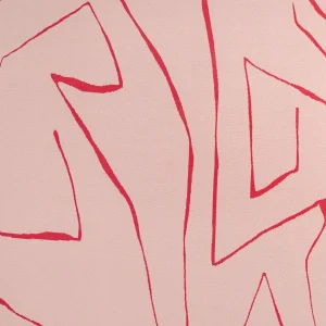 Marble Stretch Double Knit Deadstock - Dusty Rose + Magenta - Swatch