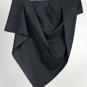 Midweight Core Collection Organic Cotton Canvas - Black - Swatch