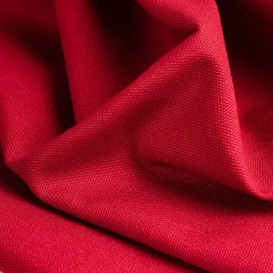 Midweight Organic Cotton Canvas - Fire Red